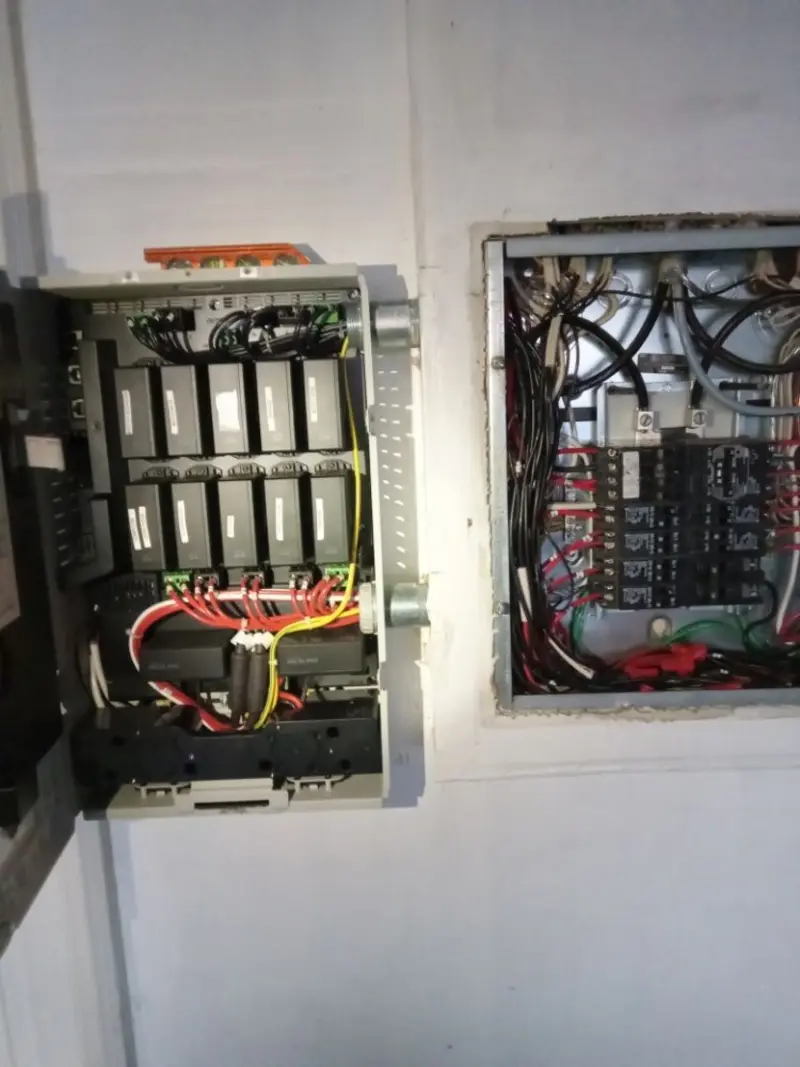 Electrical panel upgrade completed for Security Camera Wiring in Eloy